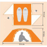 Палатка двухместная NORFIN BEGNA 2 NS NS-10108